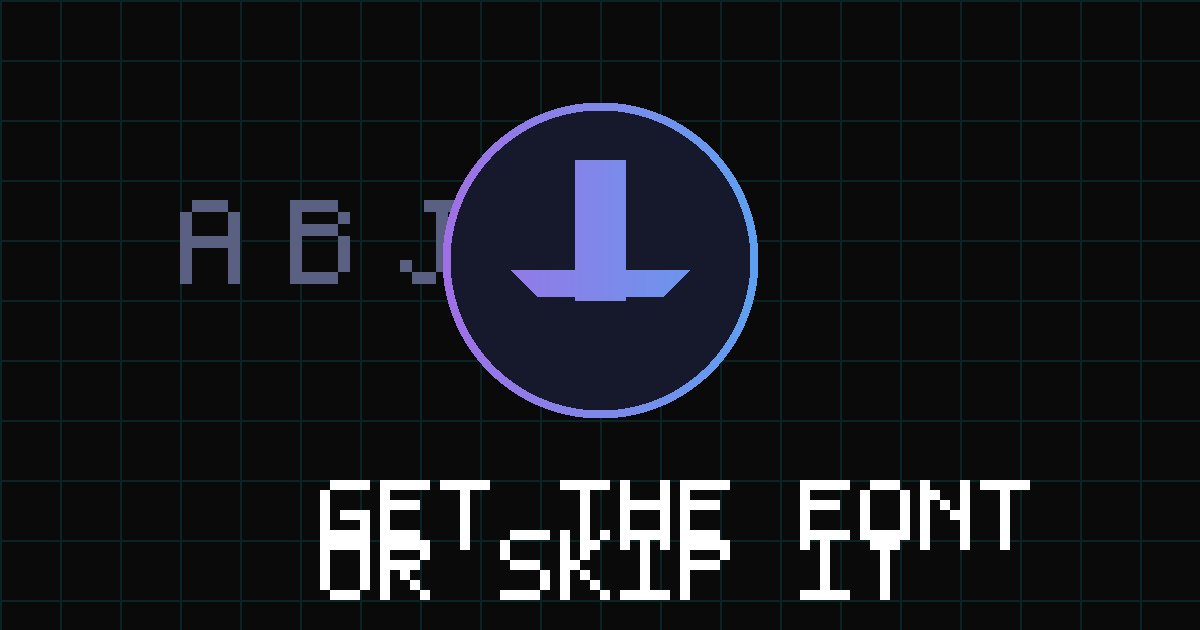 Wingdings font — download icon or skip it with Unicode