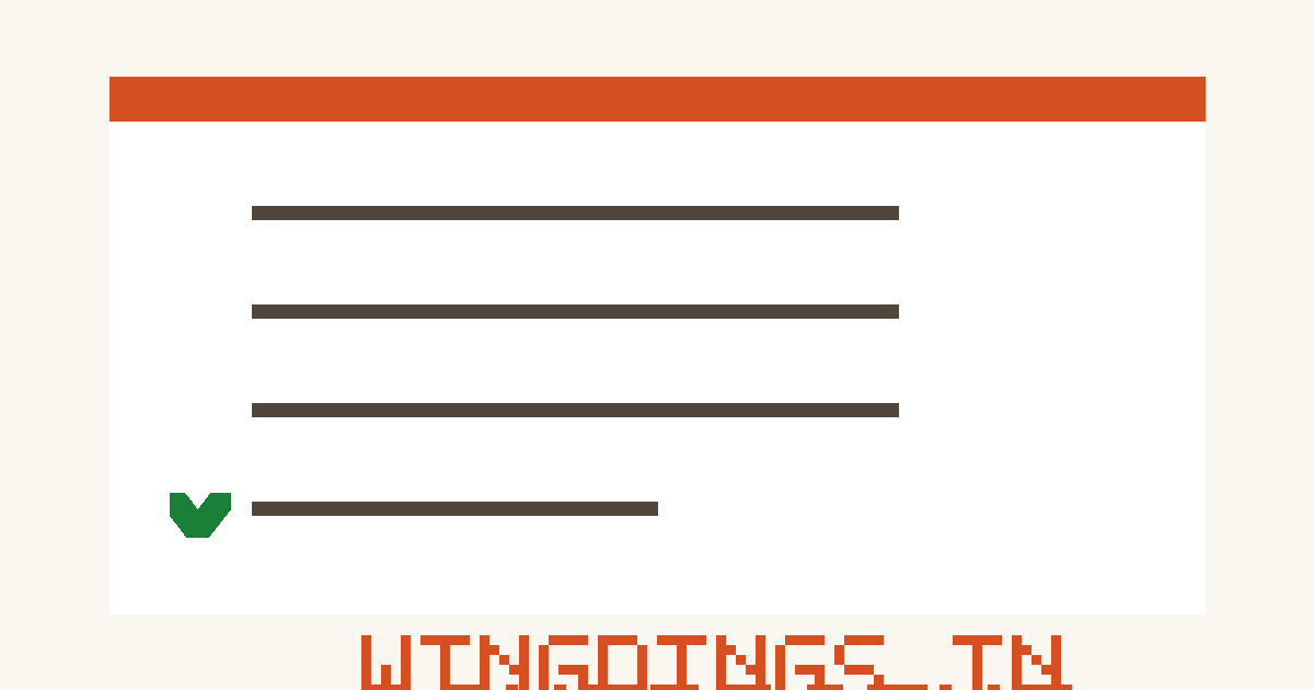 Wingdings in PowerPoint — slide with symbol bullets and a check-mark accent