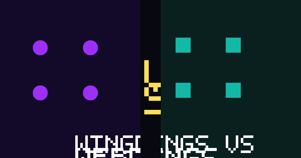 Wingdings vs Webdings split-screen comparison